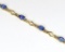 Captivating Tanzanite and Diamond Bracelet