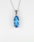 Bright Fantasy cut Blue Topaz and Diamond