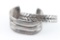 Lot of 2 Mexican Sterling Cuffs