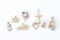 Lot Of 8 Gold Pendants