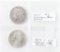 Lot of 2 Morgan Silver Dollars