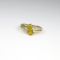 Lovely Orange Sapphire and Diamond Ring