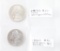 Lot of 2 Morgan Silver Dollars