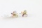 Multi-stone Butterfly Stud Earrings