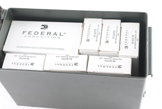 500 Rounds of Federal Hi-Shock .45 ACP Ammo