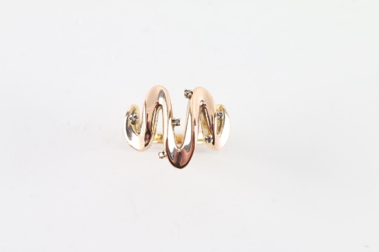 Modern Rose Gold Ring