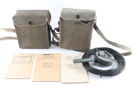 U.S. Army Field Telephone Lot.