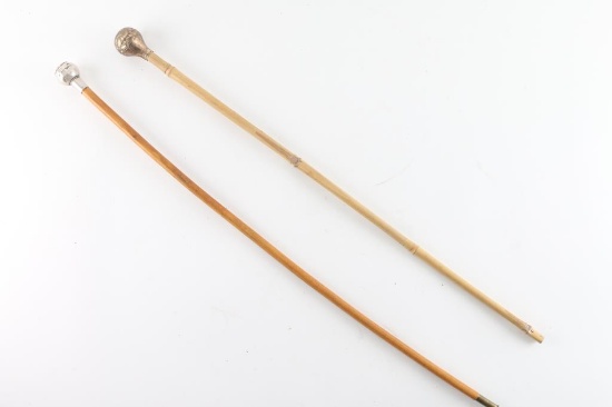 Lot of Two Vintage Swagger sticks.