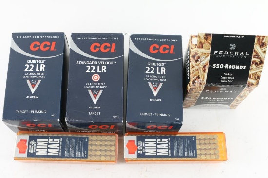 Mixed Lot of .22 LR Ammo