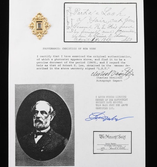 Robert E Lee's Hair