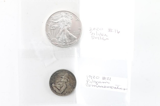 Lot of 2 Collectible Coins