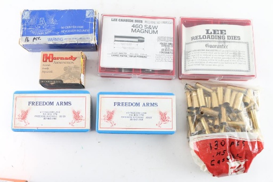 Ammo Lot Of 454 and Dies