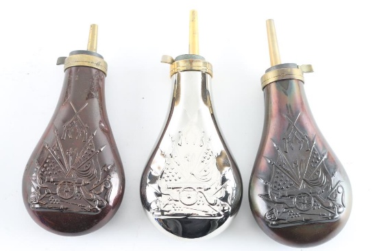 3 Powder Flasks