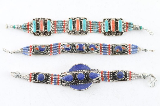 Lot of 3 Tibetan Bracelets