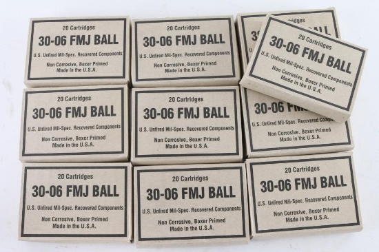 30-06 FMJ Ball Ammo.