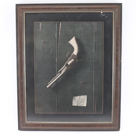 Vintage Print of Old