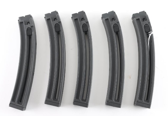 Lot of 5 HK MP5 22cal Mags