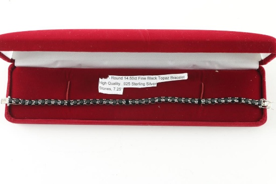 Black Topaz Bracelet
