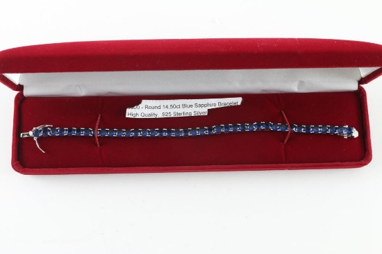 Blue Sapphire Bracelet