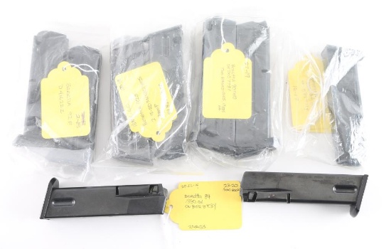 Lot of 9 Beretta Mags