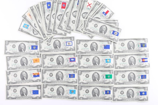 Lot of $2 Bills