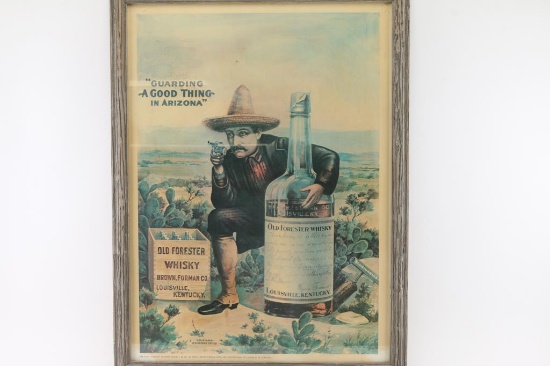 Old Forester Whiskey Advertiser