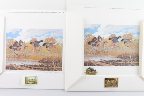 Lot Of Two Collector Duck Stamp Prints