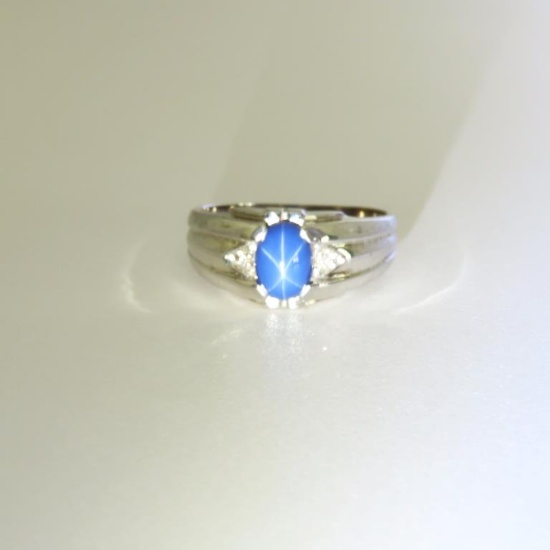 Nice Linde Star Blue Sapphire Ring