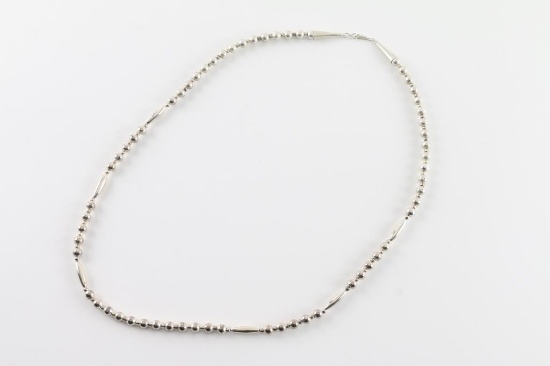 Sterling Beaded Necklace