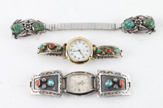 Lot of 3 Navajo Watchband