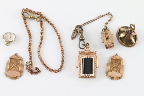 Collection Of Gold an Gold Plated Jewelry