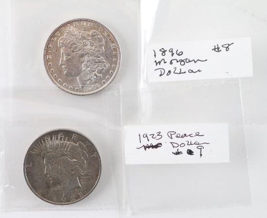 Lot of 2 Silver Dollars