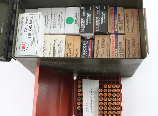 850 Rounds of 9mm Ammo