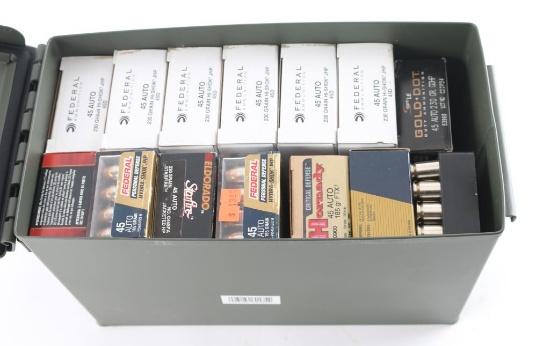 565 Rounds of .45 Auto JHP Ammo