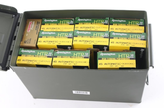 500 Rounds of .45 Auto JHP Ammo