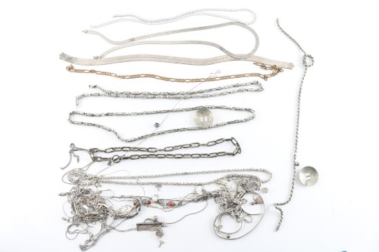 Lot of Sterling Chains