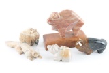 Lot of 5 Native American Stone Fetishes
