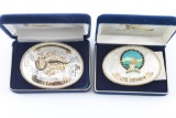 Lot of 2 Belt Buckles