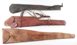 Lot Of Three Leather Saddle Boots