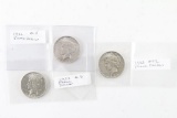 Lot of 3 Peace Dollars
