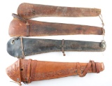 Lot of 4 Leather Saddle Boots