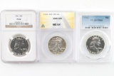 Lot of 3 50cent pieces
