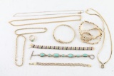 Lot of Gold Vermeil Jewelry