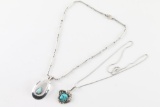 Lot of 2 Turquoise Necklaces