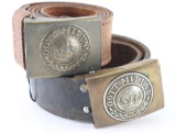 Lot Of Two German Belts