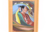 Original Colorful Oil On Canvas
