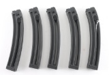 Lot of 5 HK MP5 22cal Mags