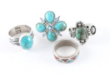Lot of 4 Rings