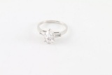 Simple Ladies Pear Shape Spinel Ring