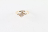 Ladies Diamond Cluster Ring